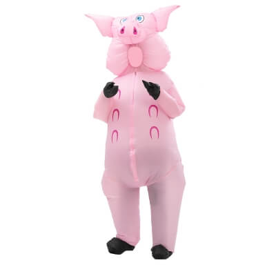 Надувной карнавальный костюм Свинка-5